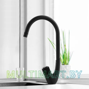 Смеситель Rubineta Swan-33(BK) SW0068 картинка 2